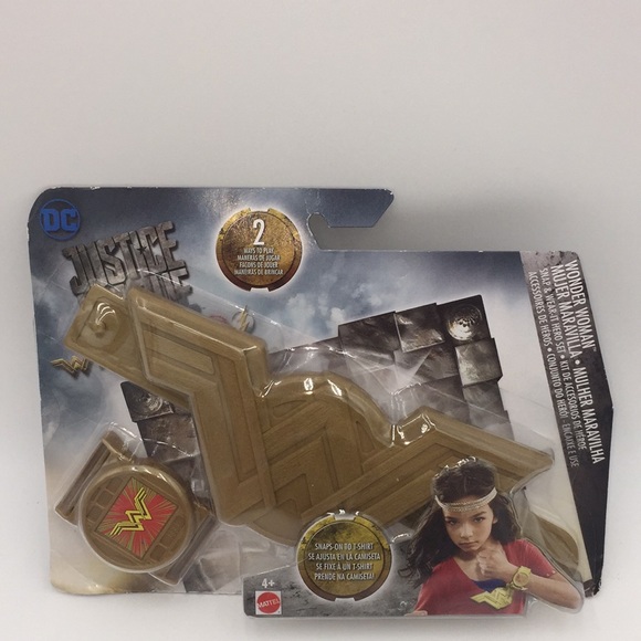 DC Justice League Wonder Woman Snap & Wear-It Hero Set Mattel New in Package - Picture 12 of 12
